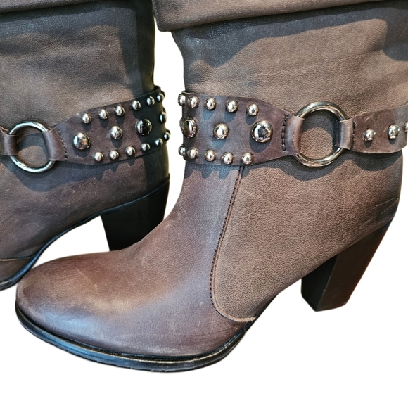 Woman’s Vero Cuoio Genuine Leather High Heel mid-calf Boots, 10 US, EU 41 - Picture 3 of 10